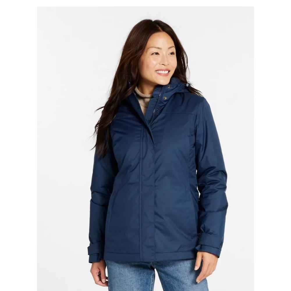 L.L. Bean Womans Winter Warmer Jacket  3X Plus Black   271138
